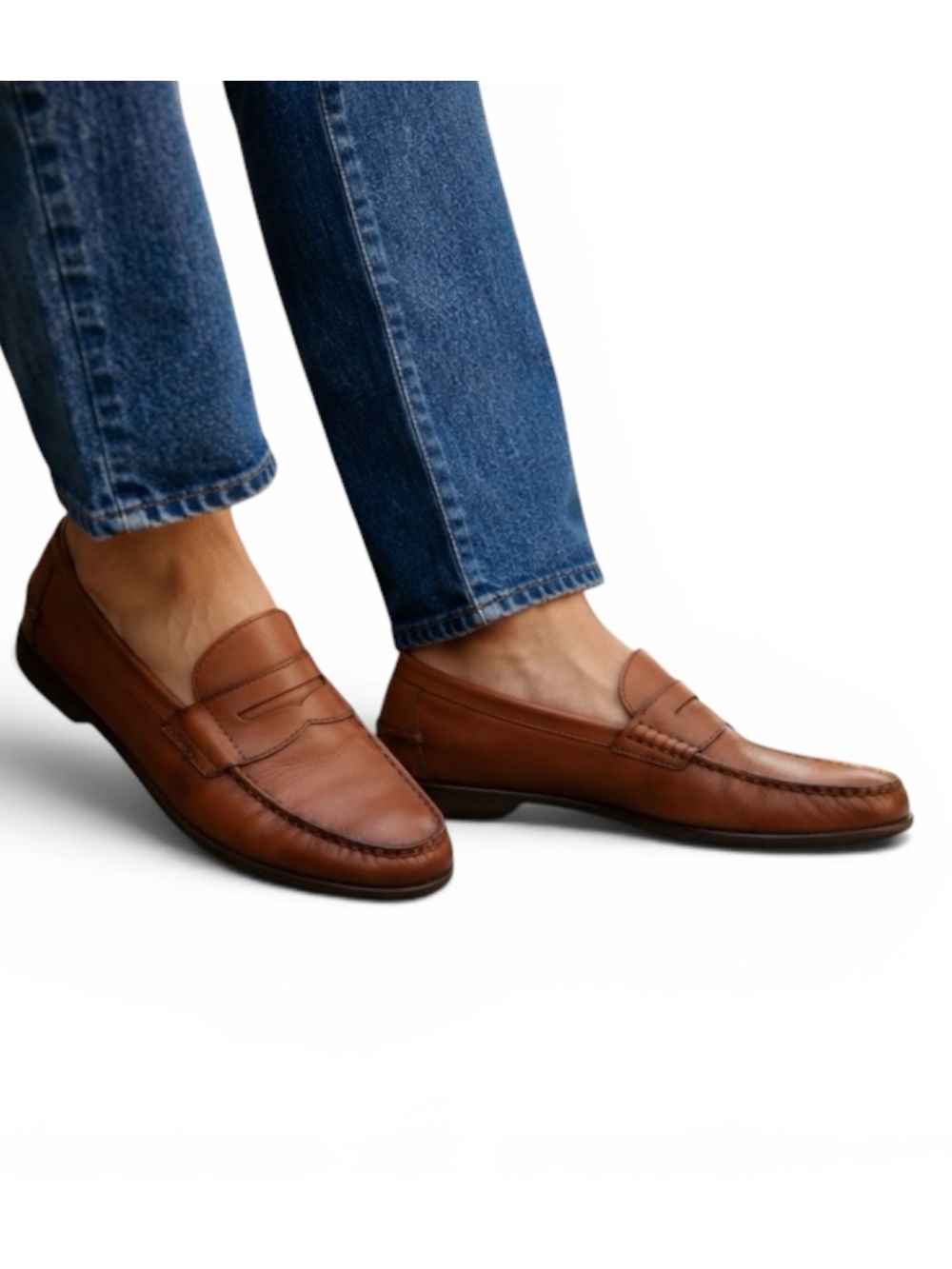 Cole Haan Pinch Grand OS Penny Loafers Mens 10.5 M Brown Leather Loafers C12760